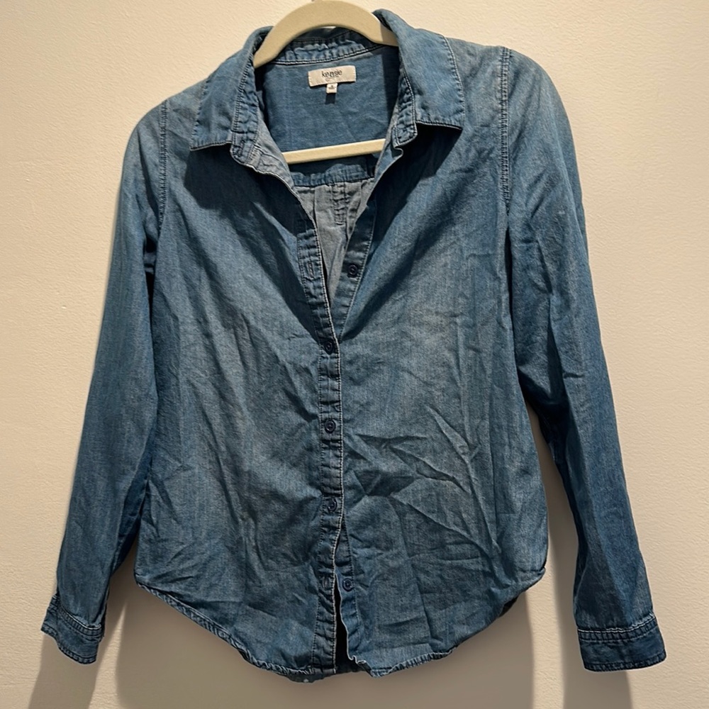 Kensie Jean long sleeve shirt